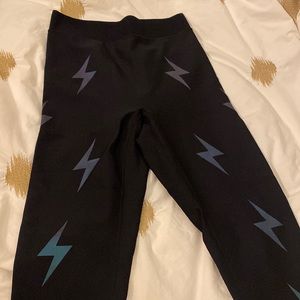 Lightening bolt Ultracore leggings worn once